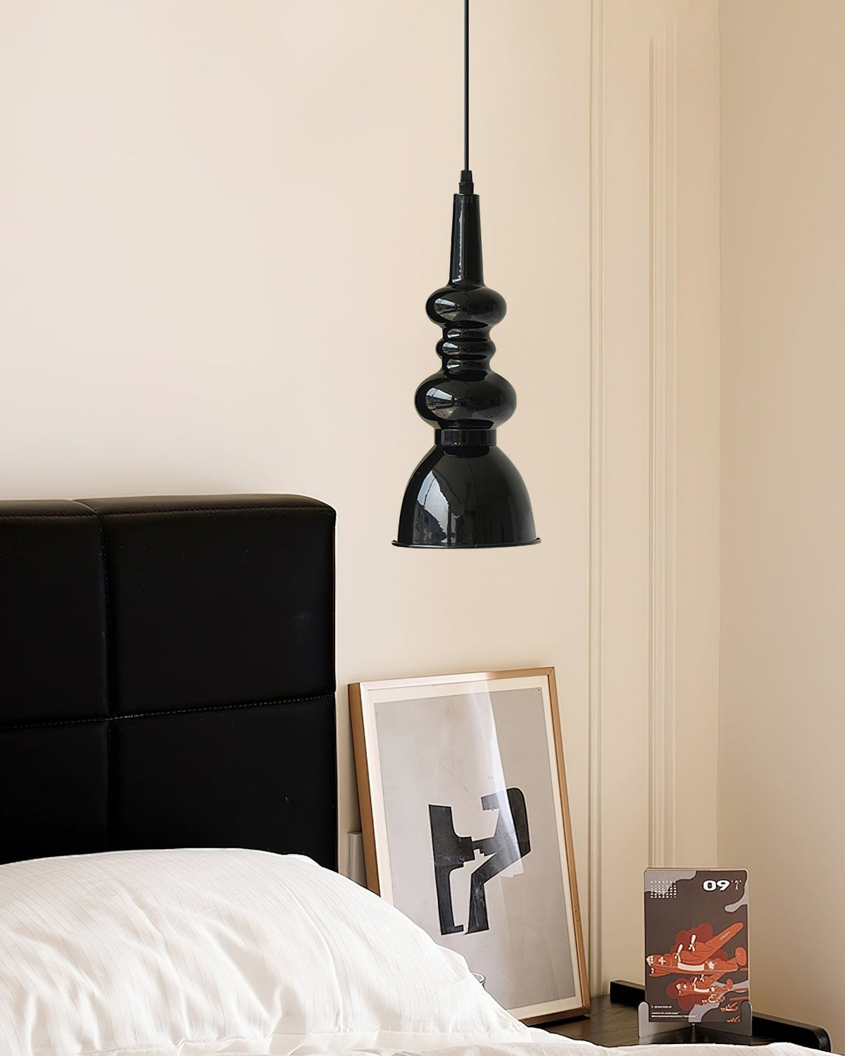 Aurvaror Nordic Art Noir Suspension Lumière - Neutralighting