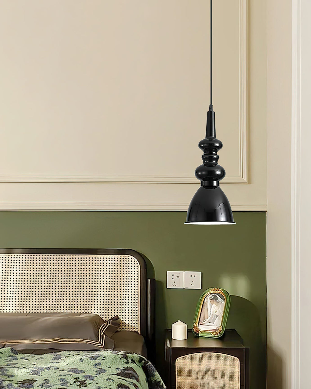 Aurvaror Nordic Art Noir Suspension Lumière - Neutralighting