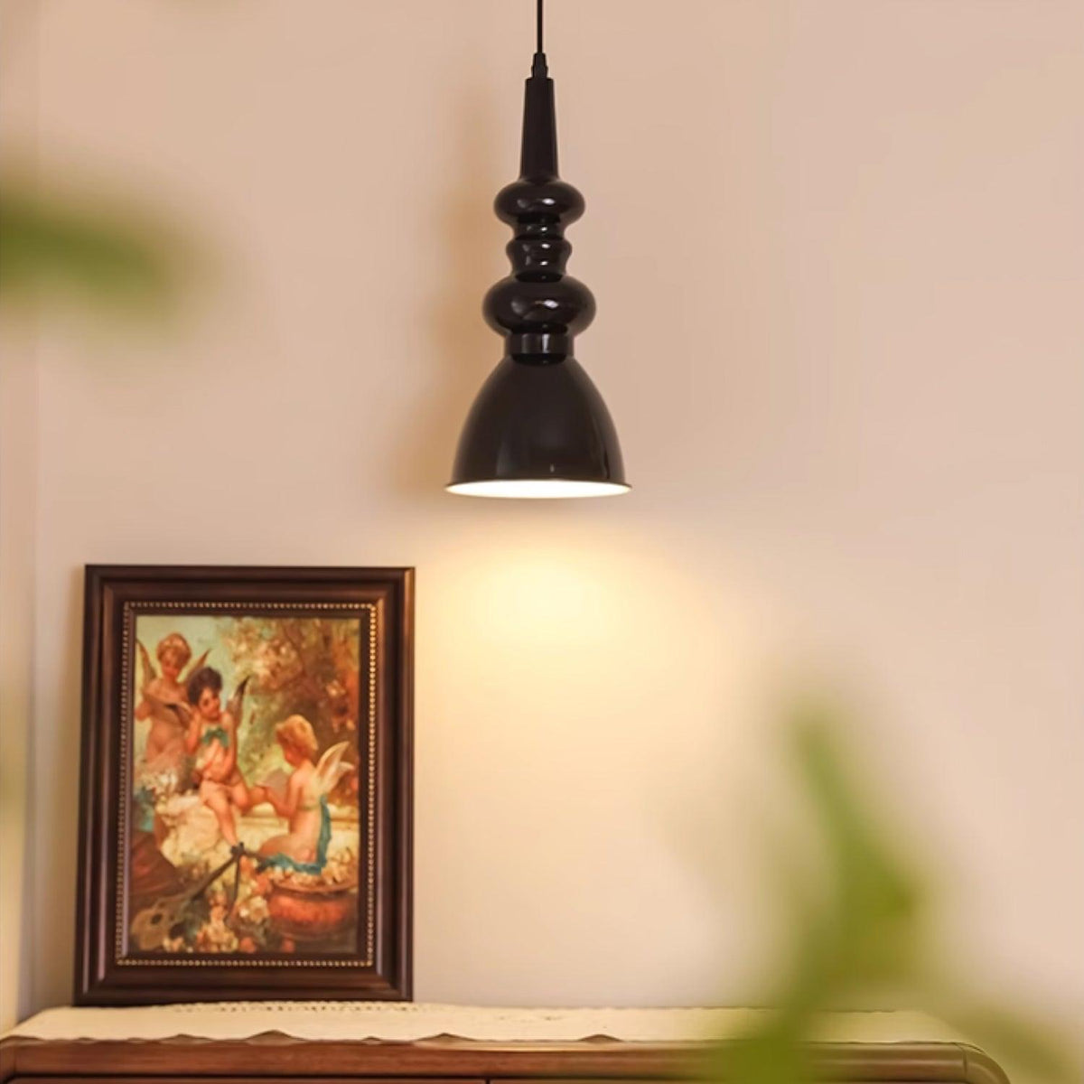 Aurvaror Nordic Art Noir Suspension Lumière - Neutralighting