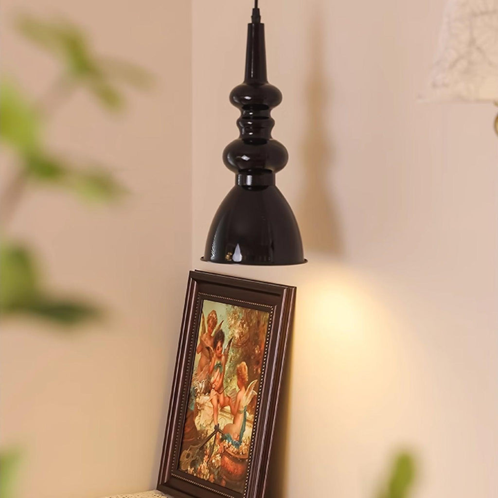 Aurvaror Nordic Art Noir Suspension Lumière - Neutralighting