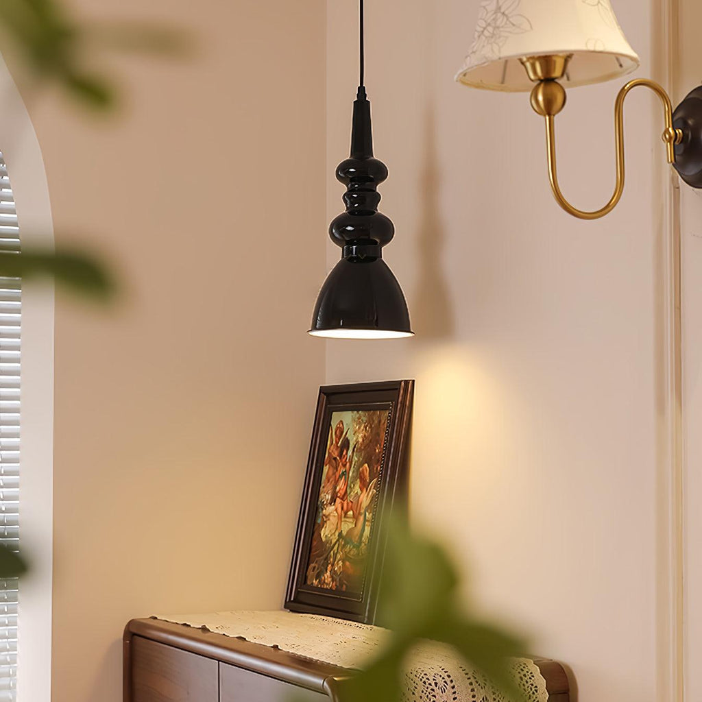 Aurvaror Nordic Art Noir Suspension Lumière - Neutralighting