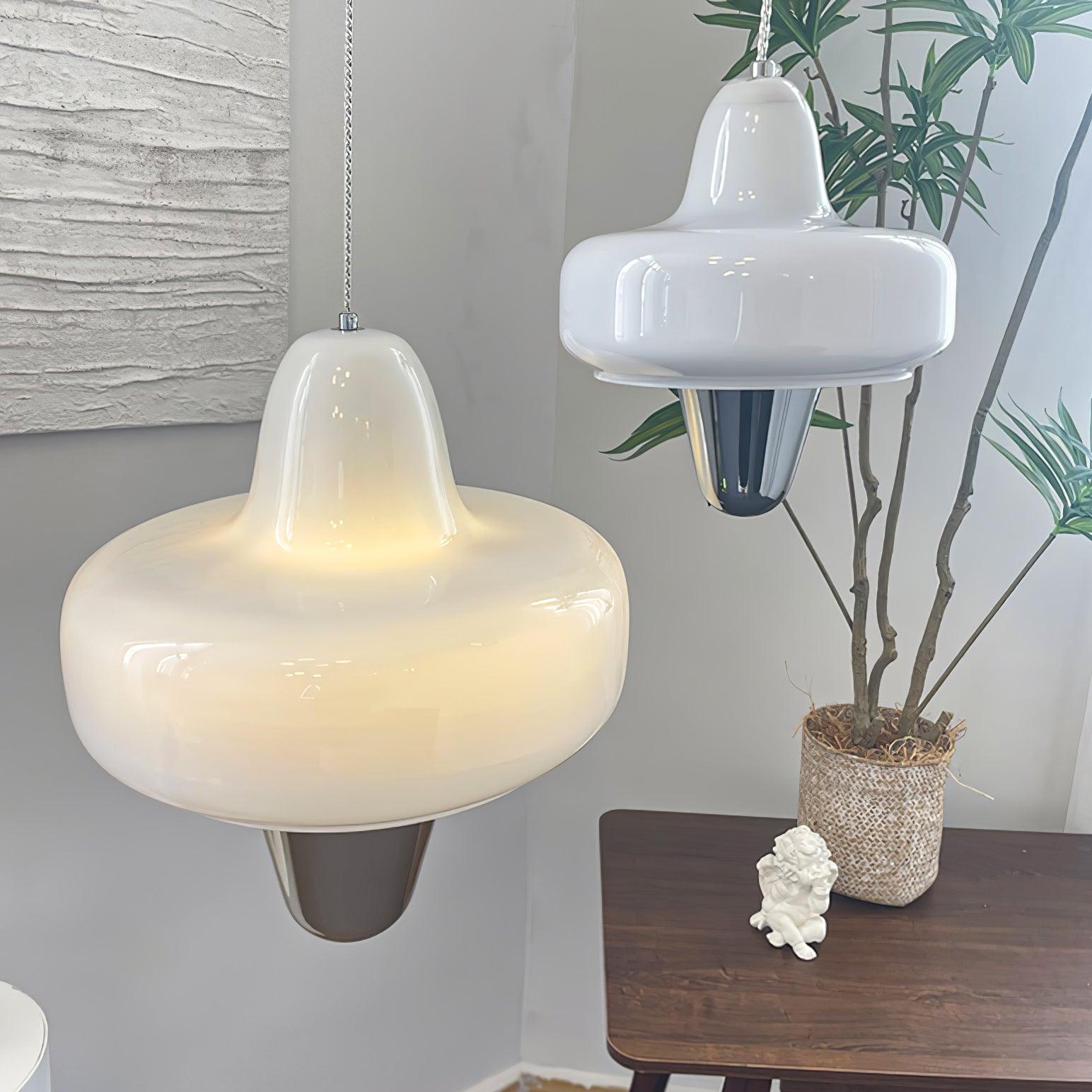Nuvia Lampe Pendante en Verre Minimaliste - Neutralighting