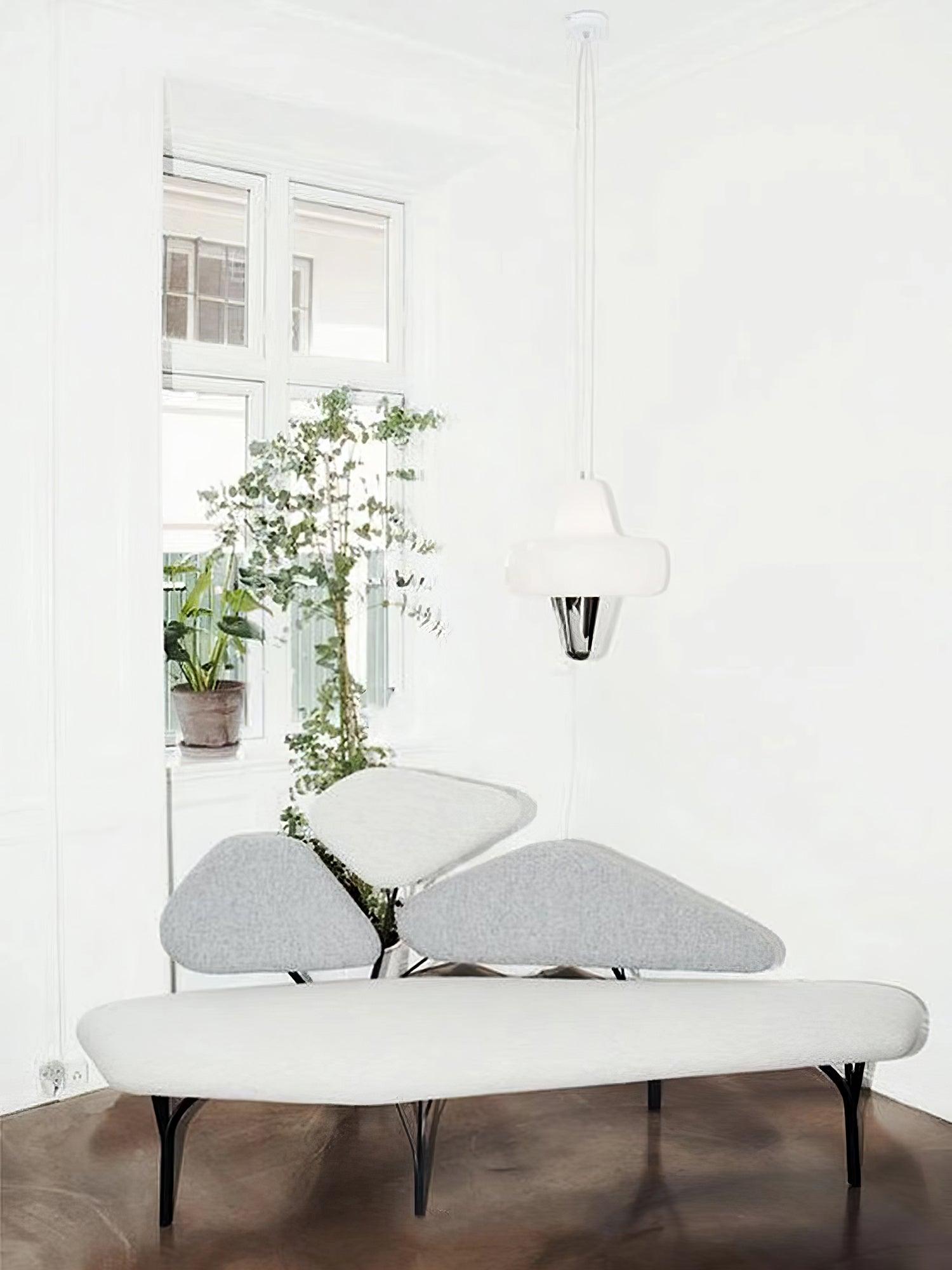 Nuvia Lampe Pendante en Verre Minimaliste - Neutralighting