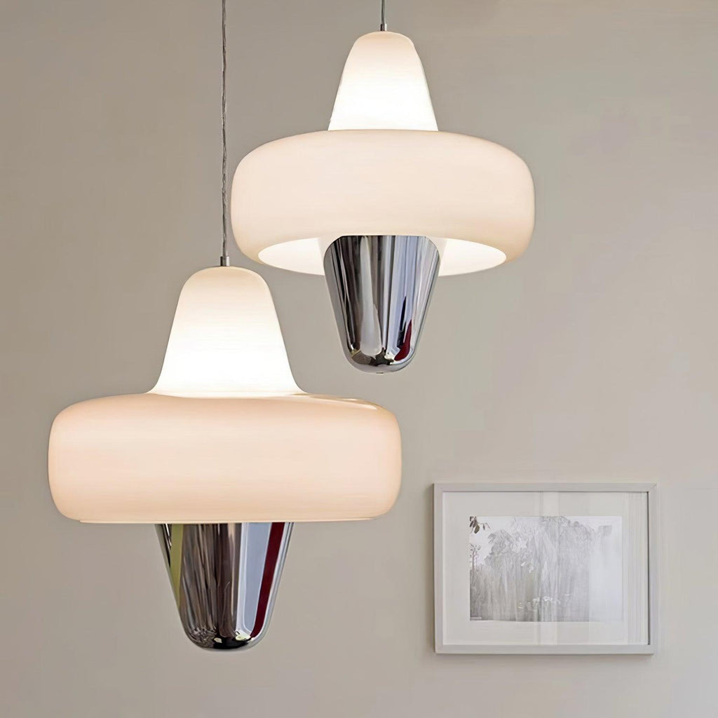 Nuvia Lampe Pendante en Verre Minimaliste - Neutralighting