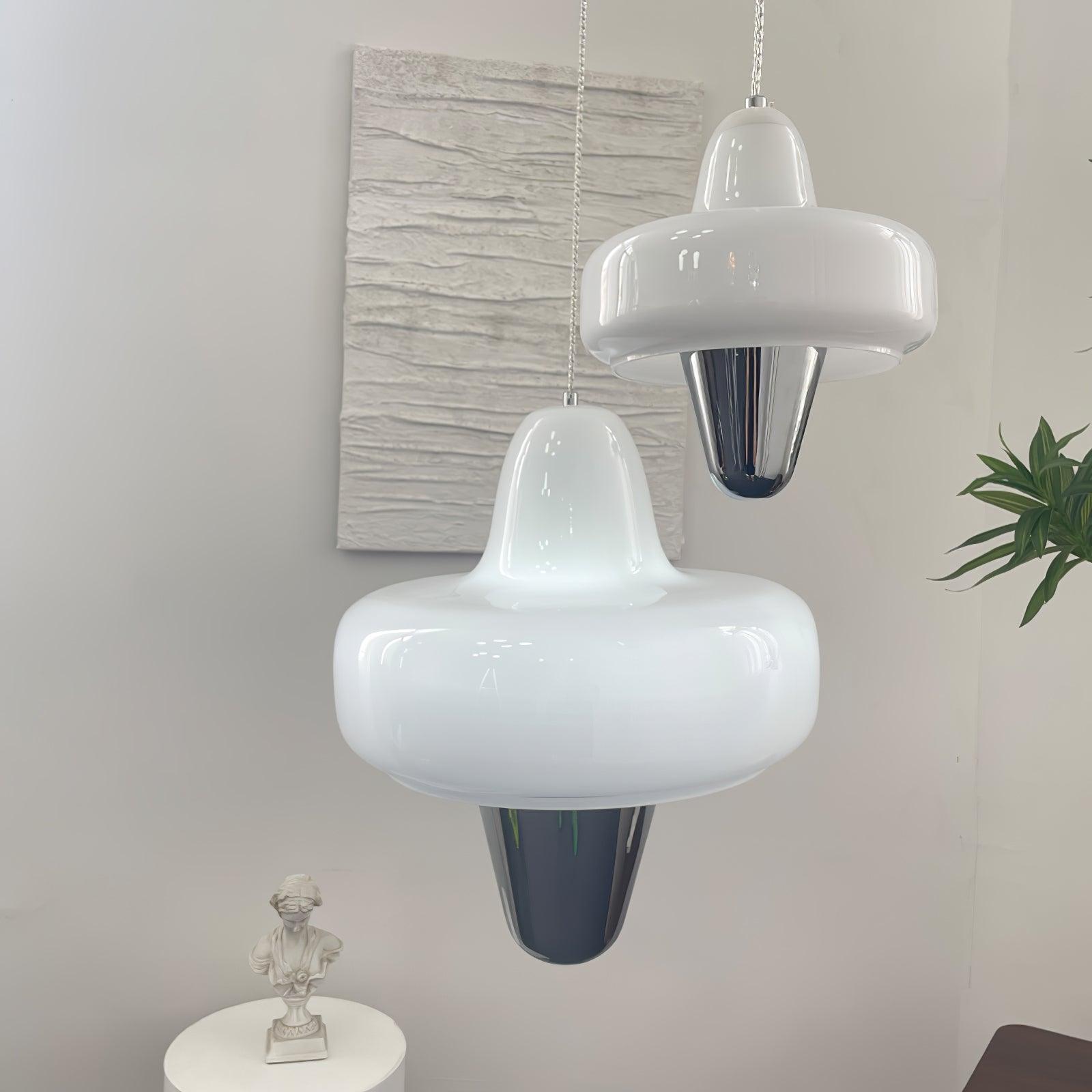 Nuvia Lampe Pendante en Verre Minimaliste - Neutralighting