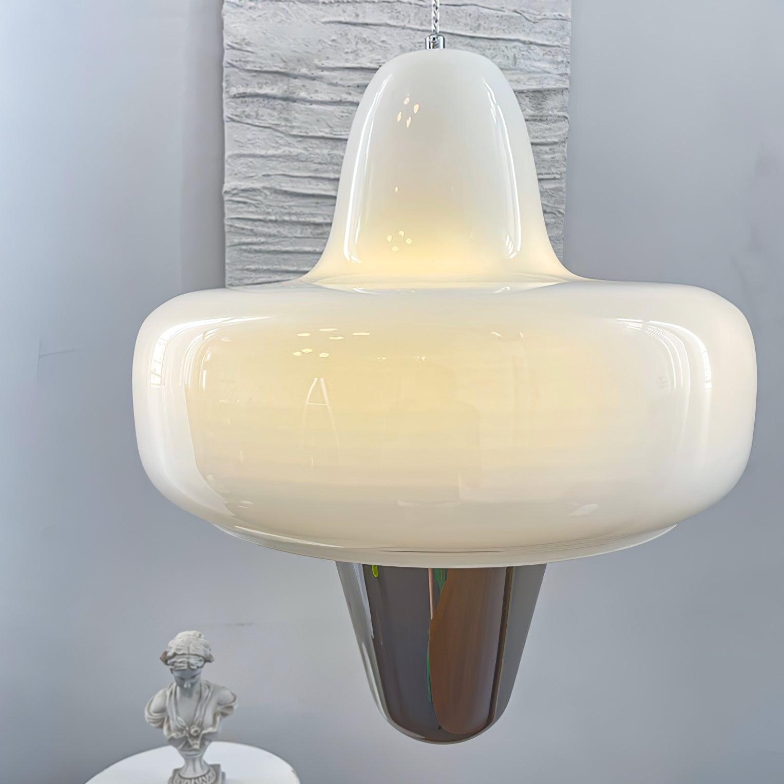 Nuvia Lampe Pendante en Verre Minimaliste - Neutralighting