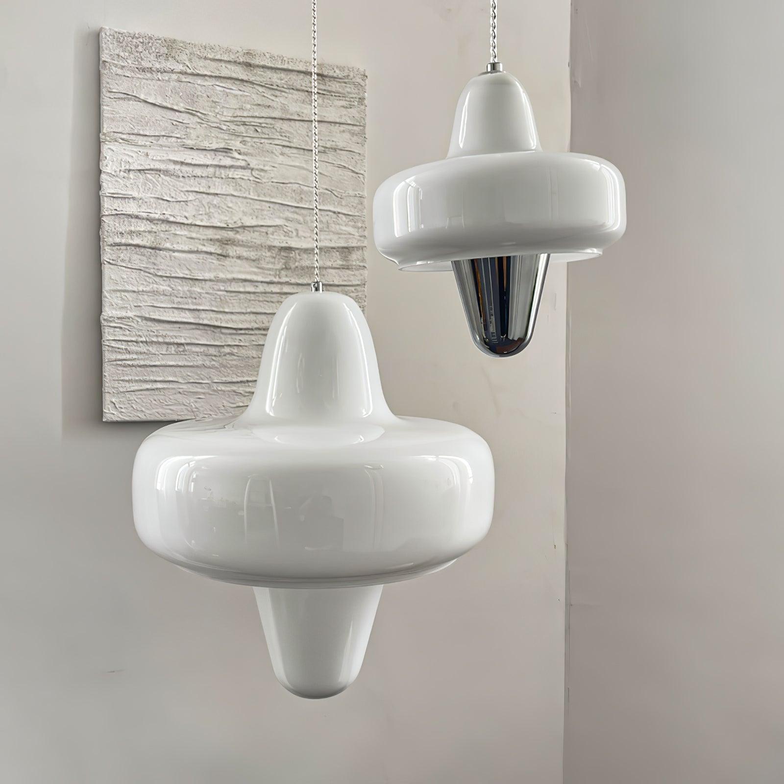 Nuvia Lampe Pendante en Verre Minimaliste - Neutralighting