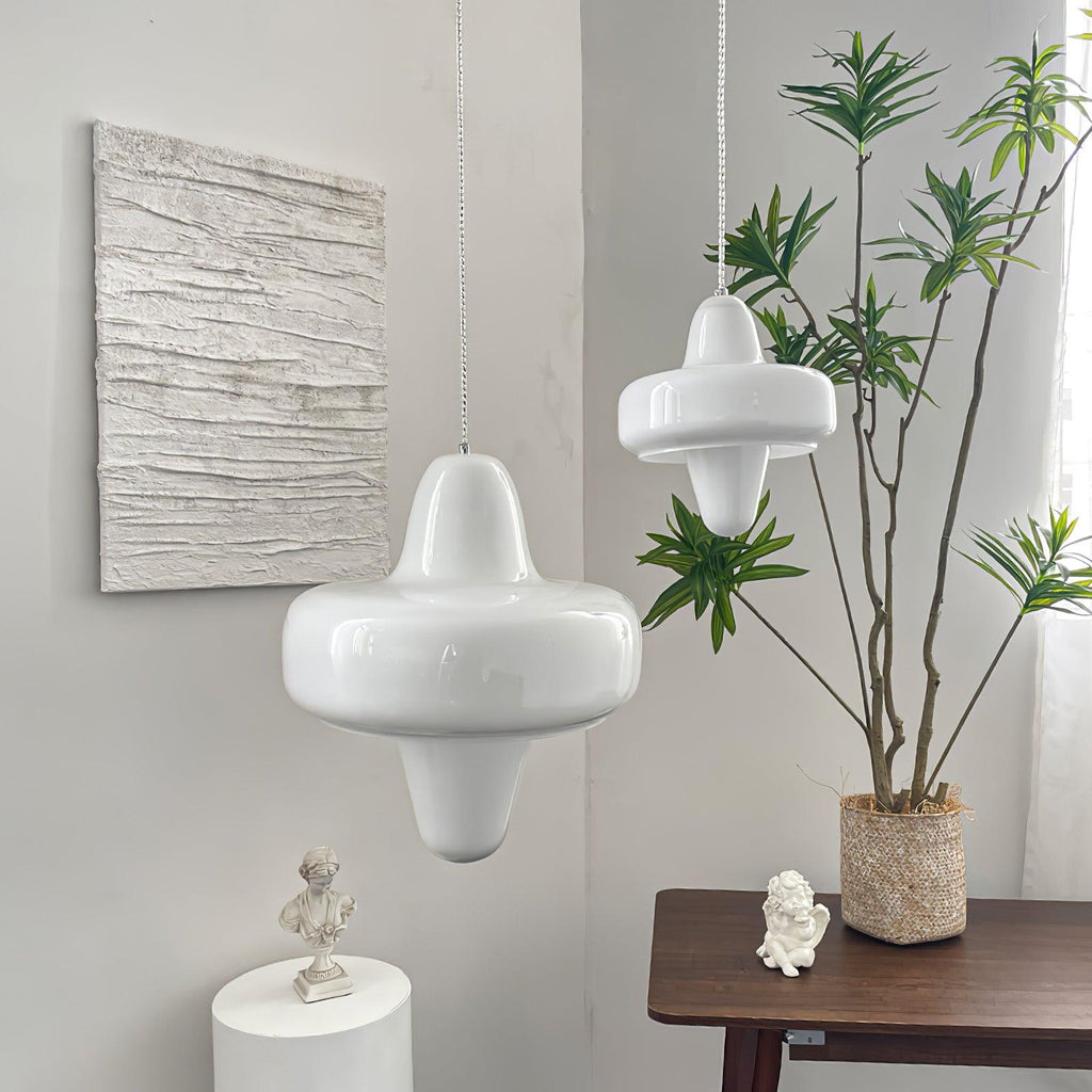 Nuvia Lampe Pendante en Verre Minimaliste - Neutralighting