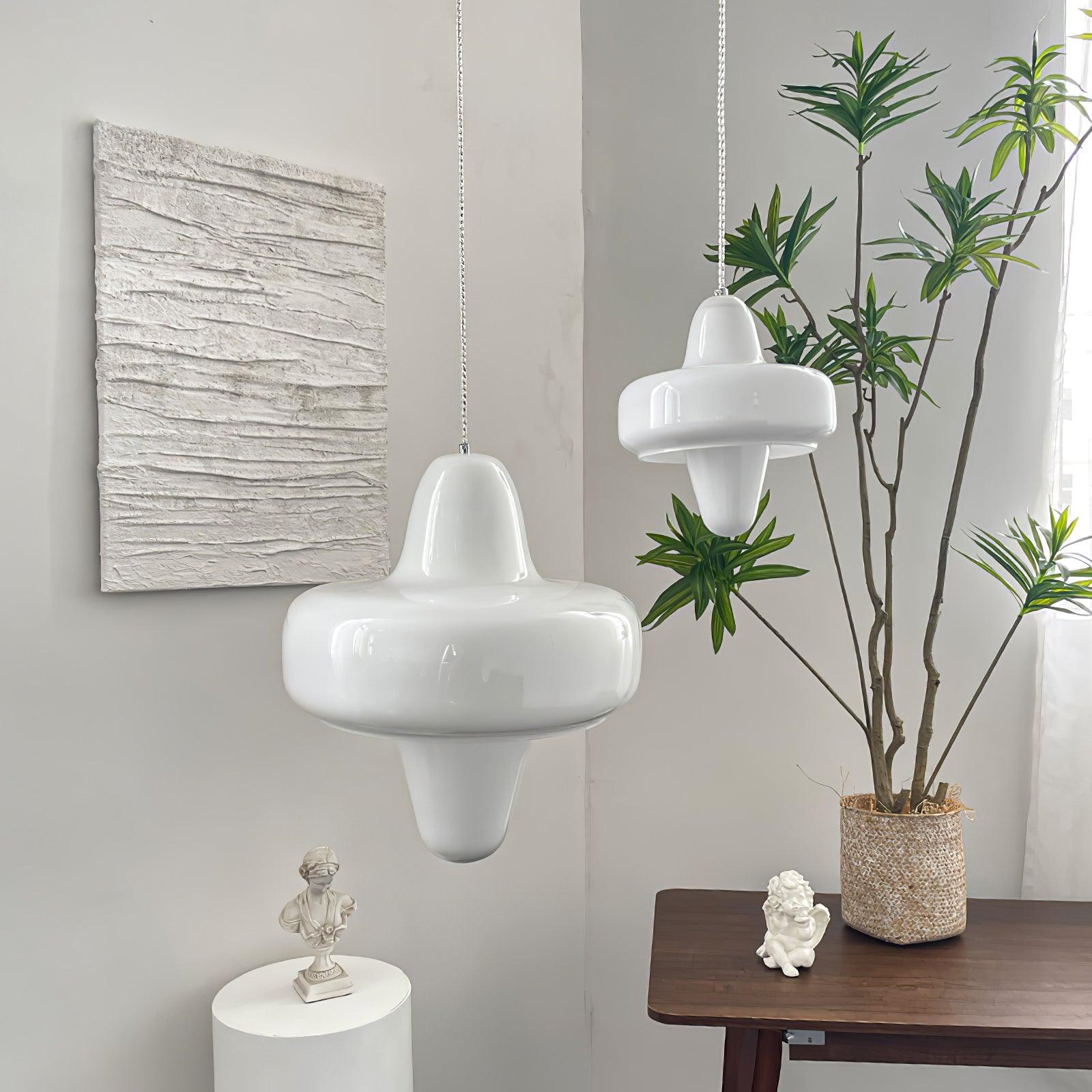 Nuvia Lampe Pendante en Verre Minimaliste - Neutralighting