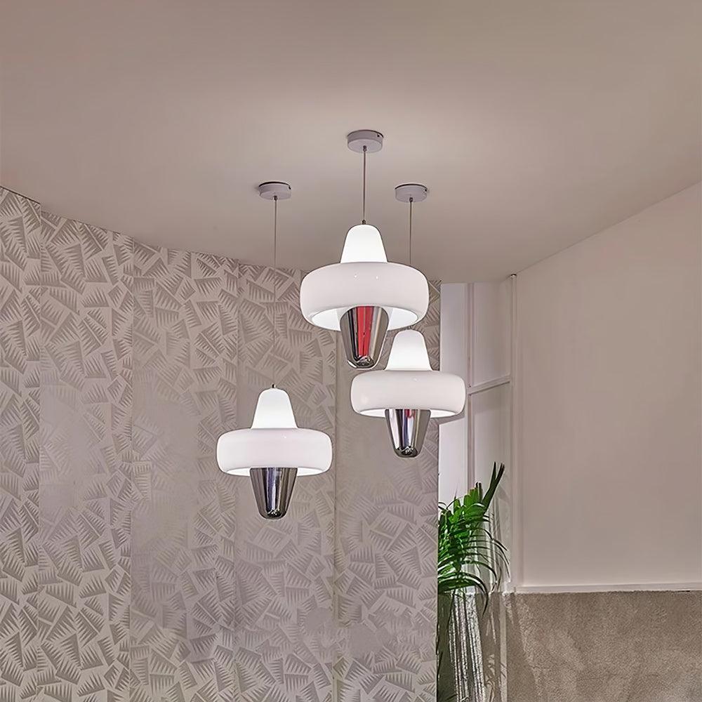 Nuvia Lampe Pendante en Verre Minimaliste - Neutralighting