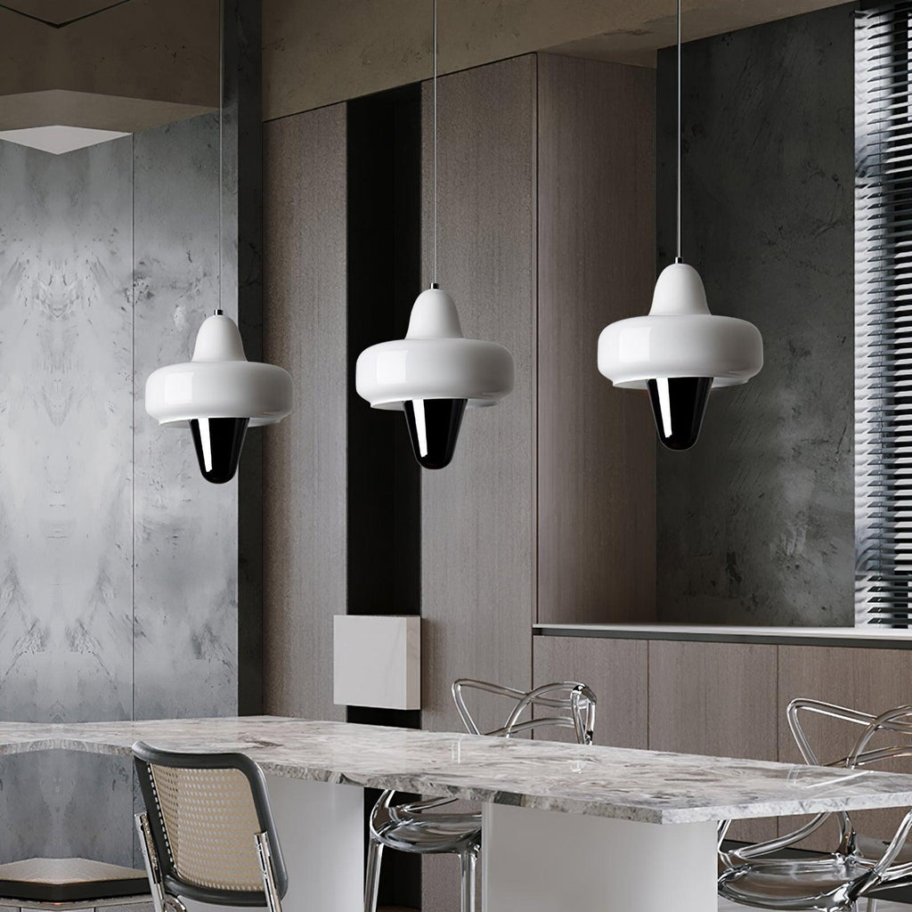 Nuvia Lampe Pendante en Verre Minimaliste - Neutralighting