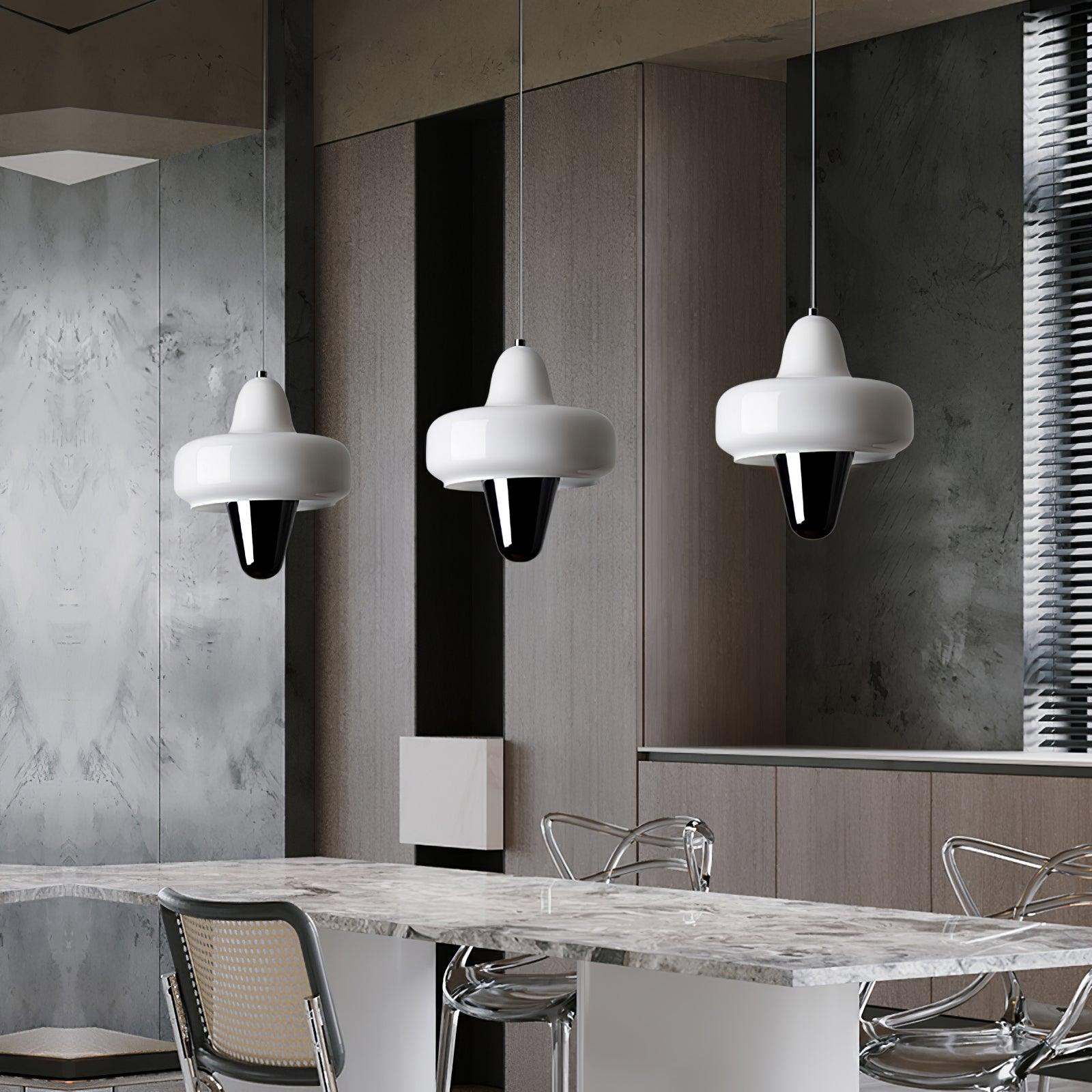 Nuvia Lampe Pendante en Verre Minimaliste - Neutralighting