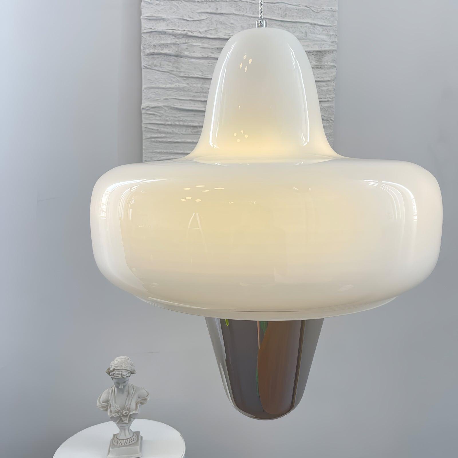 Nuvia Lampe Pendante en Verre Minimaliste - Neutralighting