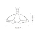 Swanpetal Plafonnier en Bois Minimaliste - Neutralighting