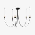 Lustra Chandelier Verre Élégance Balancée - Neutralighting