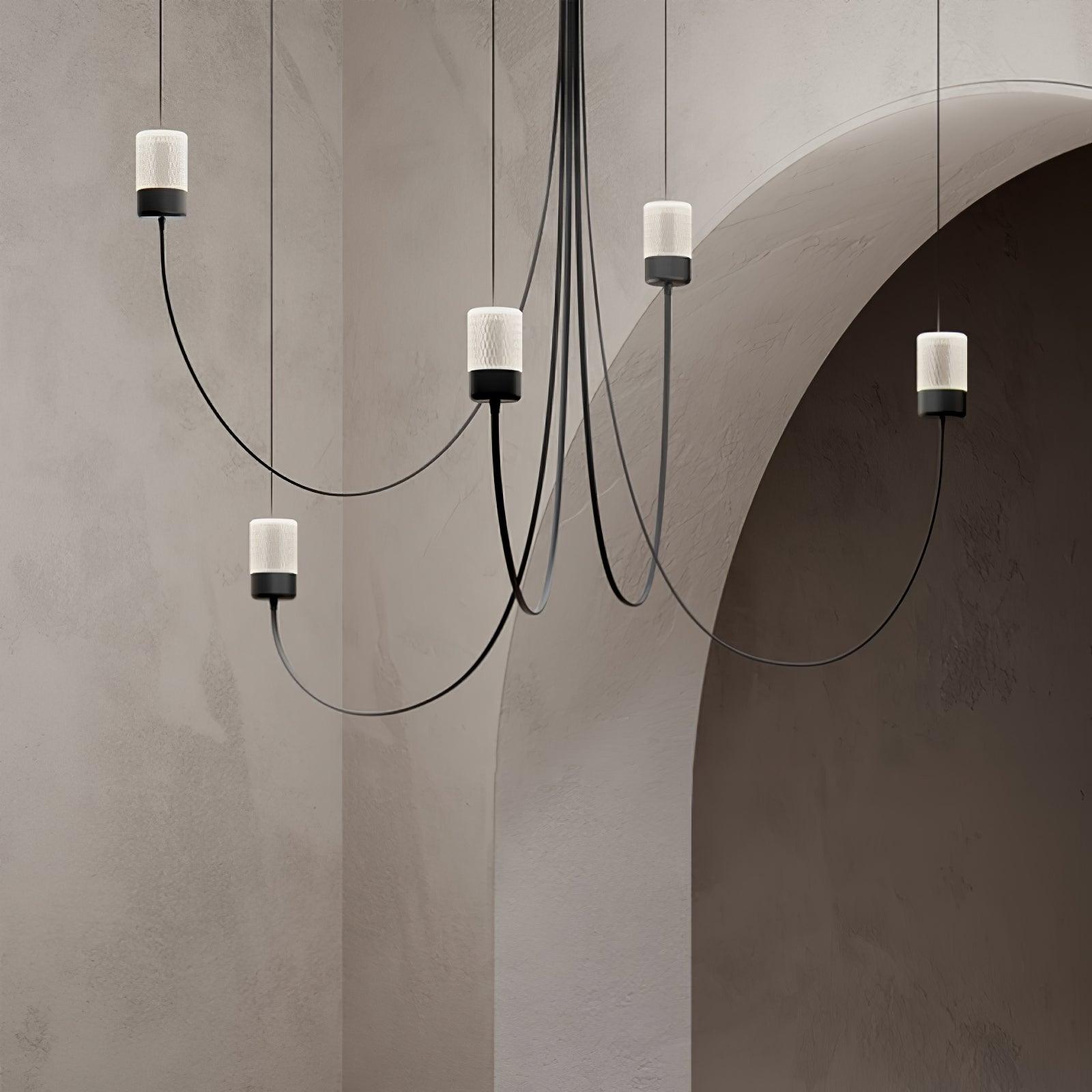 Lustra Chandelier Verre Élégance Balancée - Neutralighting