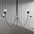 Lustra Chandelier Verre Élégance Balancée - Neutralighting