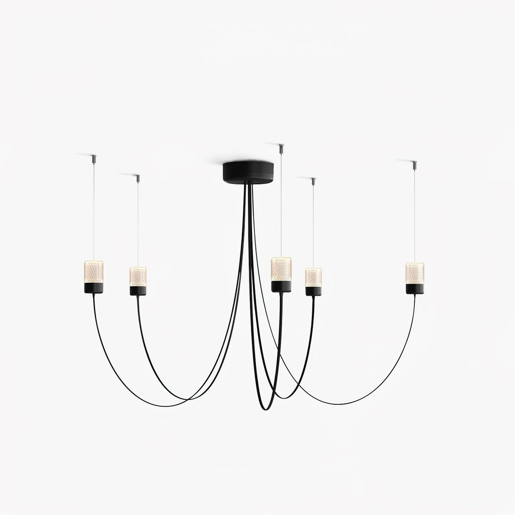 Lustra Chandelier Verre Élégance Balancée - Neutralighting