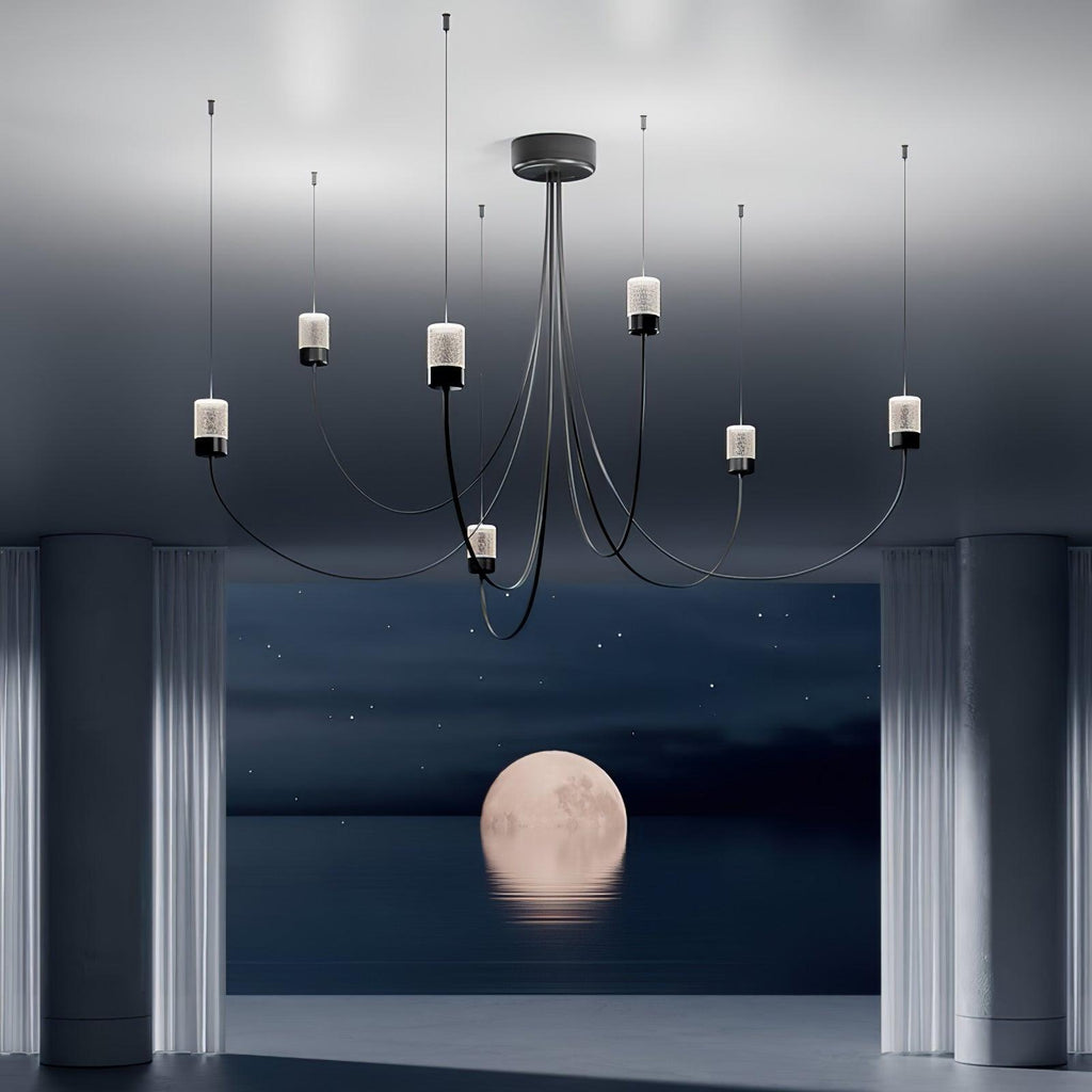 Lustra Chandelier Verre Élégance Balancée - Neutralighting