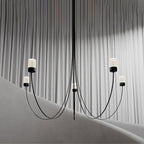 Lustra Chandelier Verre Élégance Balancée - Neutralighting