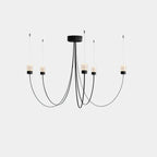 Lustra Chandelier Verre Élégance Balancée - Neutralighting