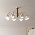 Bellin Lustres Floraux en Bois et Céramique - Neutralighting