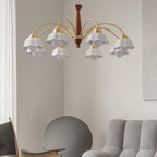 Bellin Lustres Floraux en Bois et Céramique - Neutralighting