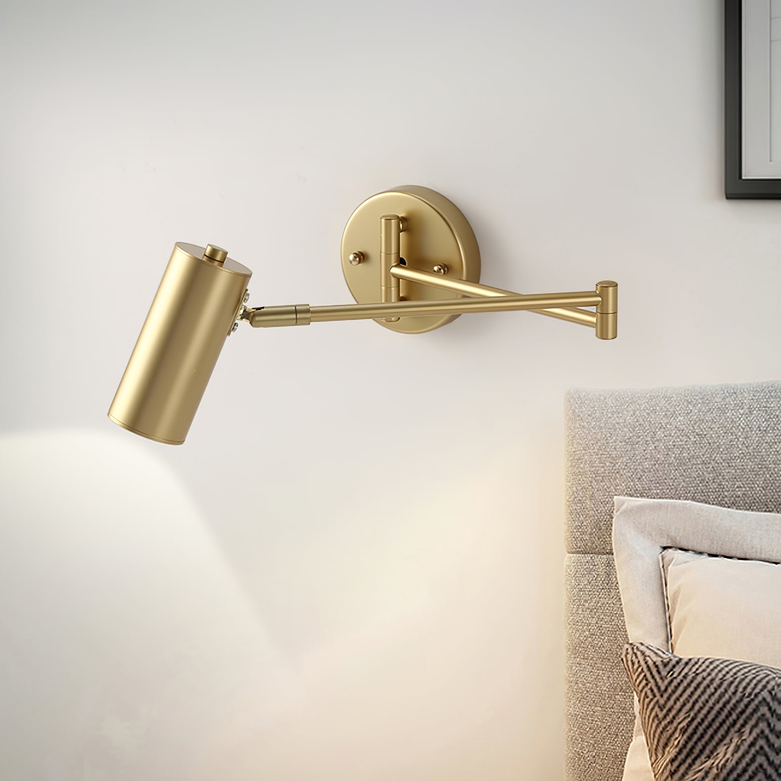 Lustra Applique Murale Laiton Bras Pivotant Réglable - Neutralighting