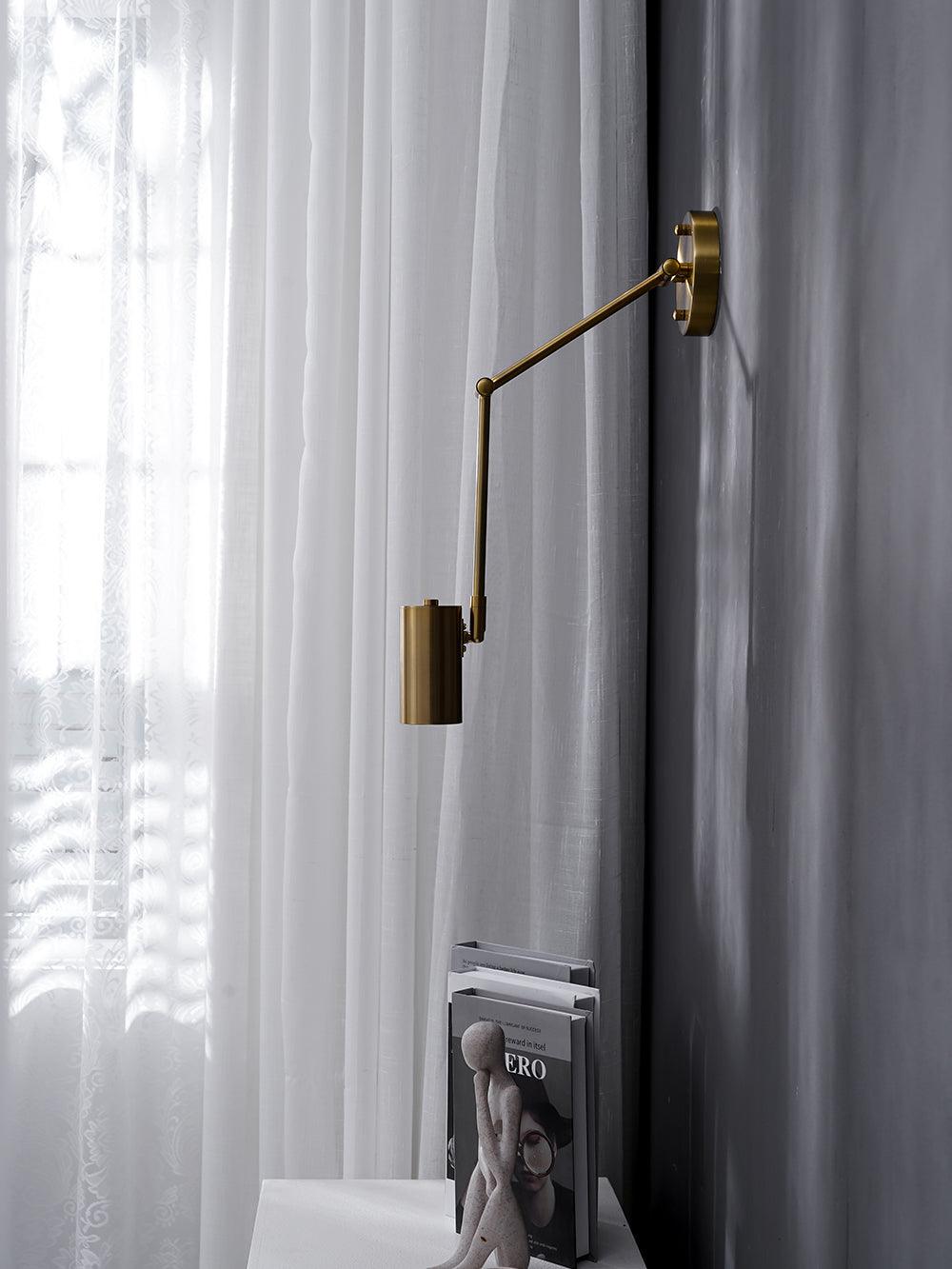 Lustra Applique Murale Laiton Bras Pivotant Réglable - Neutralighting