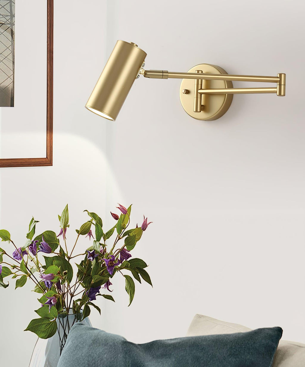 Lustra Applique Murale Laiton Bras Pivotant Réglable - Neutralighting