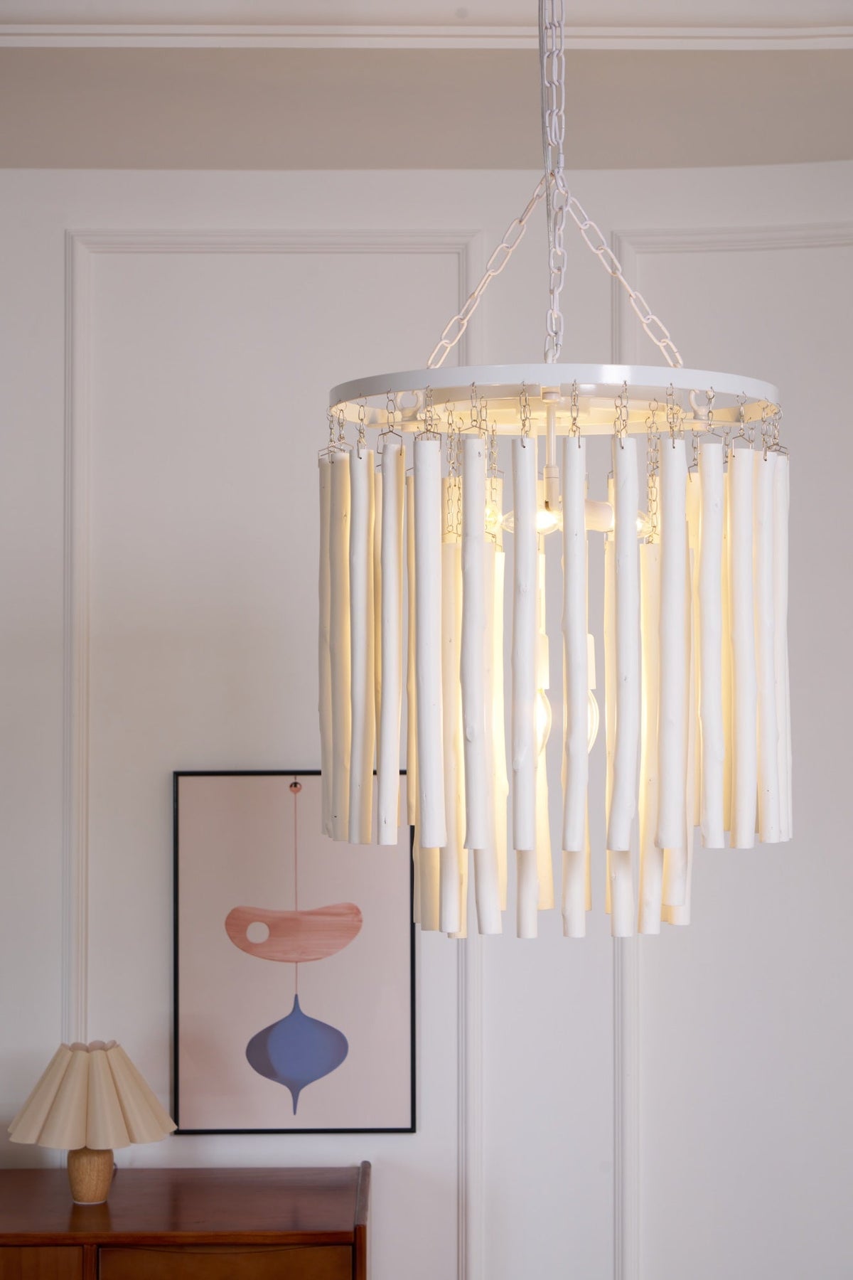 Nyphaiel Chandelier en Bois Luxe Postmoderne - Neutralighting