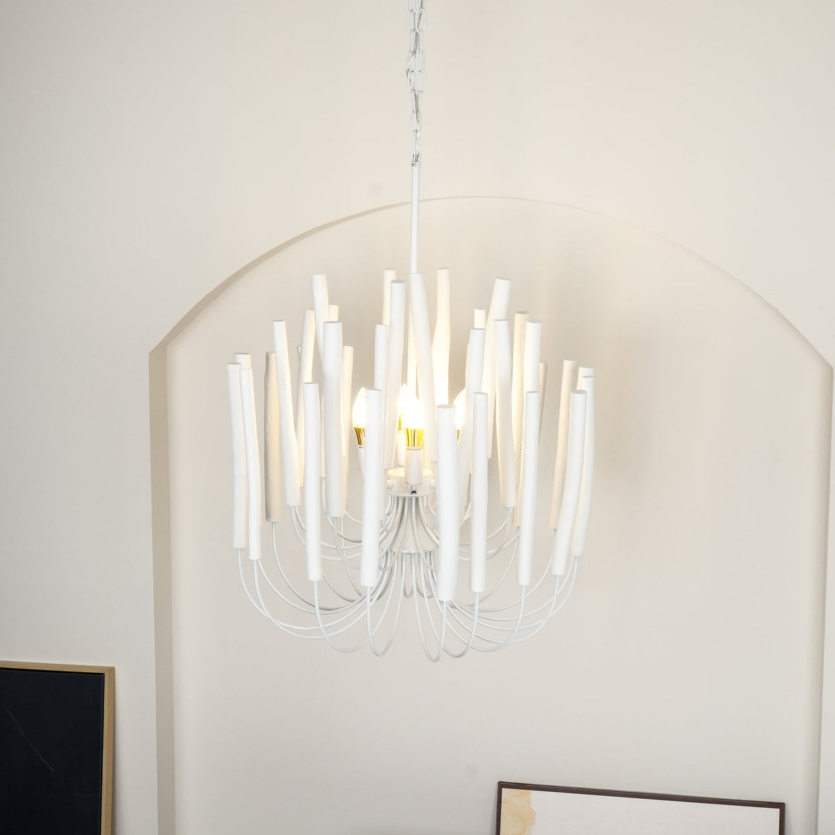 Nyphaiel Chandelier en Bois Luxe Postmoderne - Neutralighting