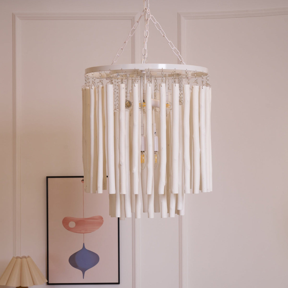 Nyphaiel Chandelier en Bois Luxe Postmoderne - Neutralighting