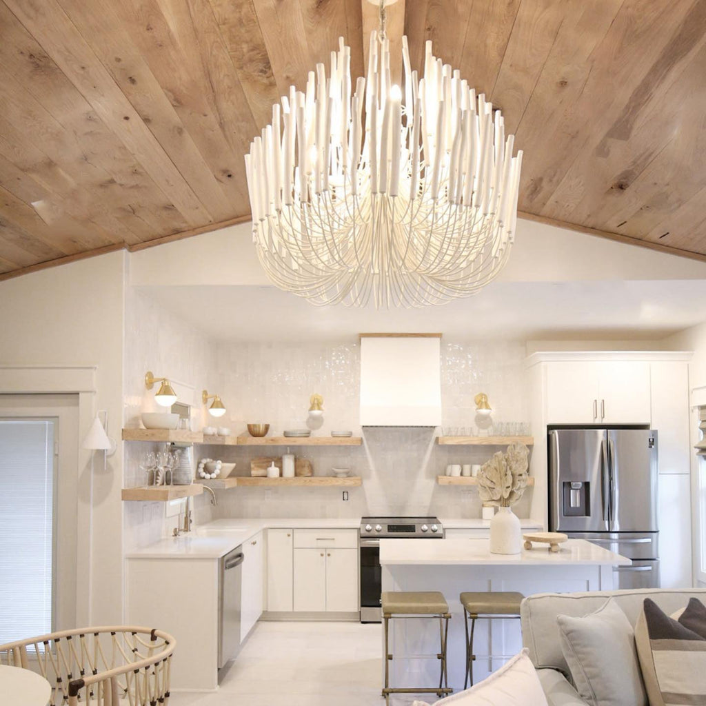 Nyphaiel Chandelier en Bois Luxe Postmoderne - Neutralighting