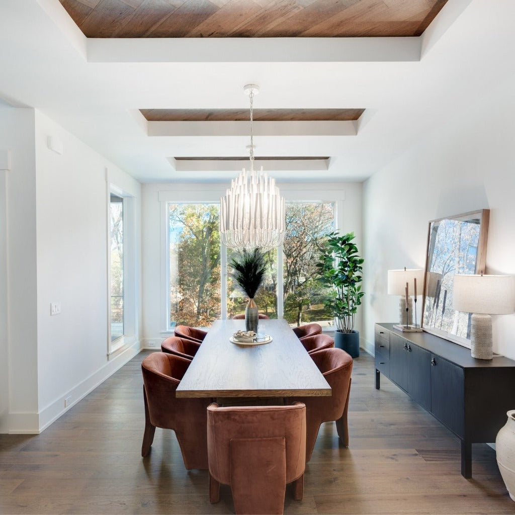 Nyphaiel Chandelier en Bois Luxe Postmoderne - Neutralighting