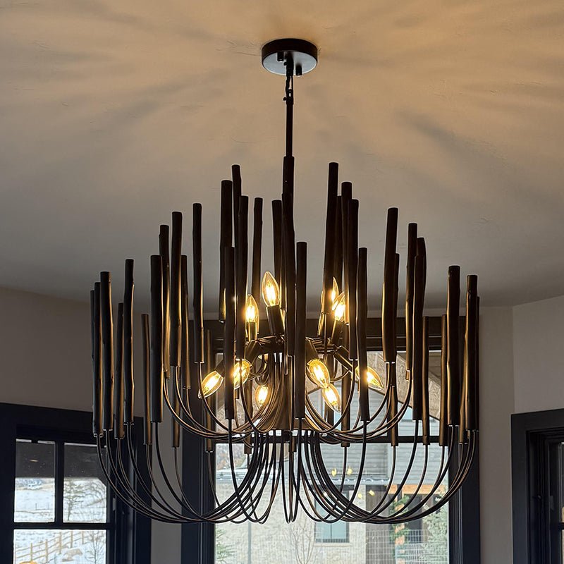 Nyphaiel Chandelier en Bois Luxe Postmoderne - Neutralighting