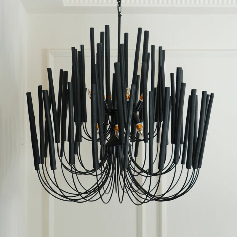 Nyphaiel Chandelier en Bois Luxe Postmoderne - Neutralighting