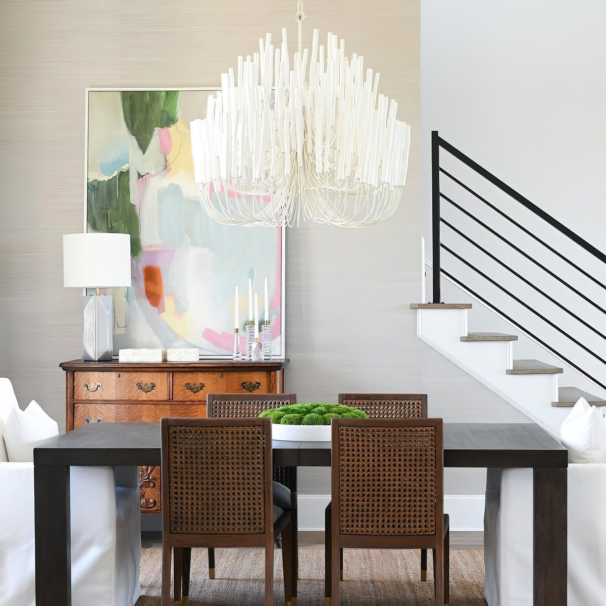 Nyphaiel Chandelier en Bois Luxe Postmoderne - Neutralighting
