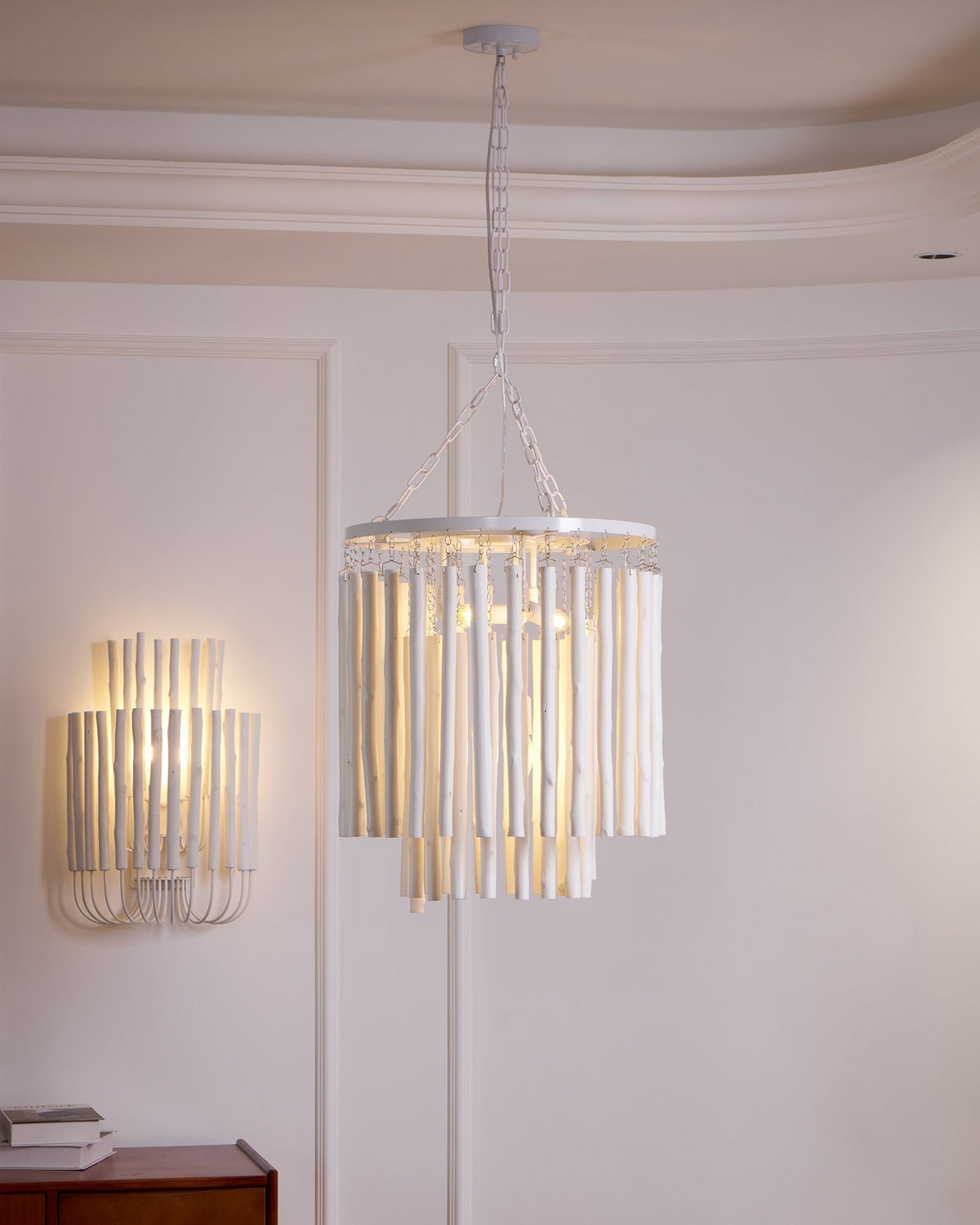 Nyphaiel Chandelier en Bois Luxe Postmoderne - Neutralighting