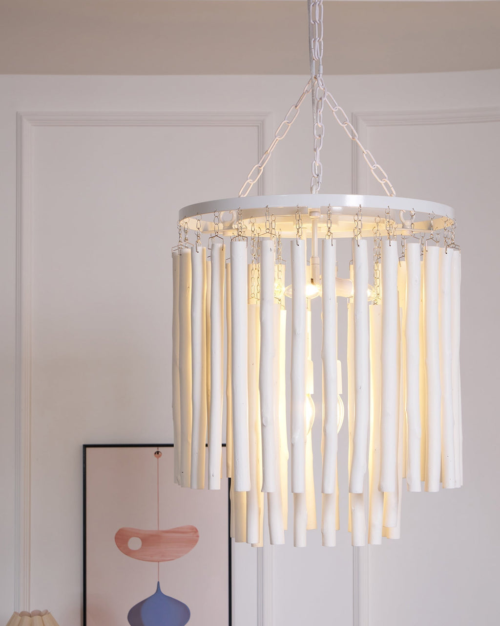 Nyphaiel Chandelier en Bois Luxe Postmoderne - Neutralighting