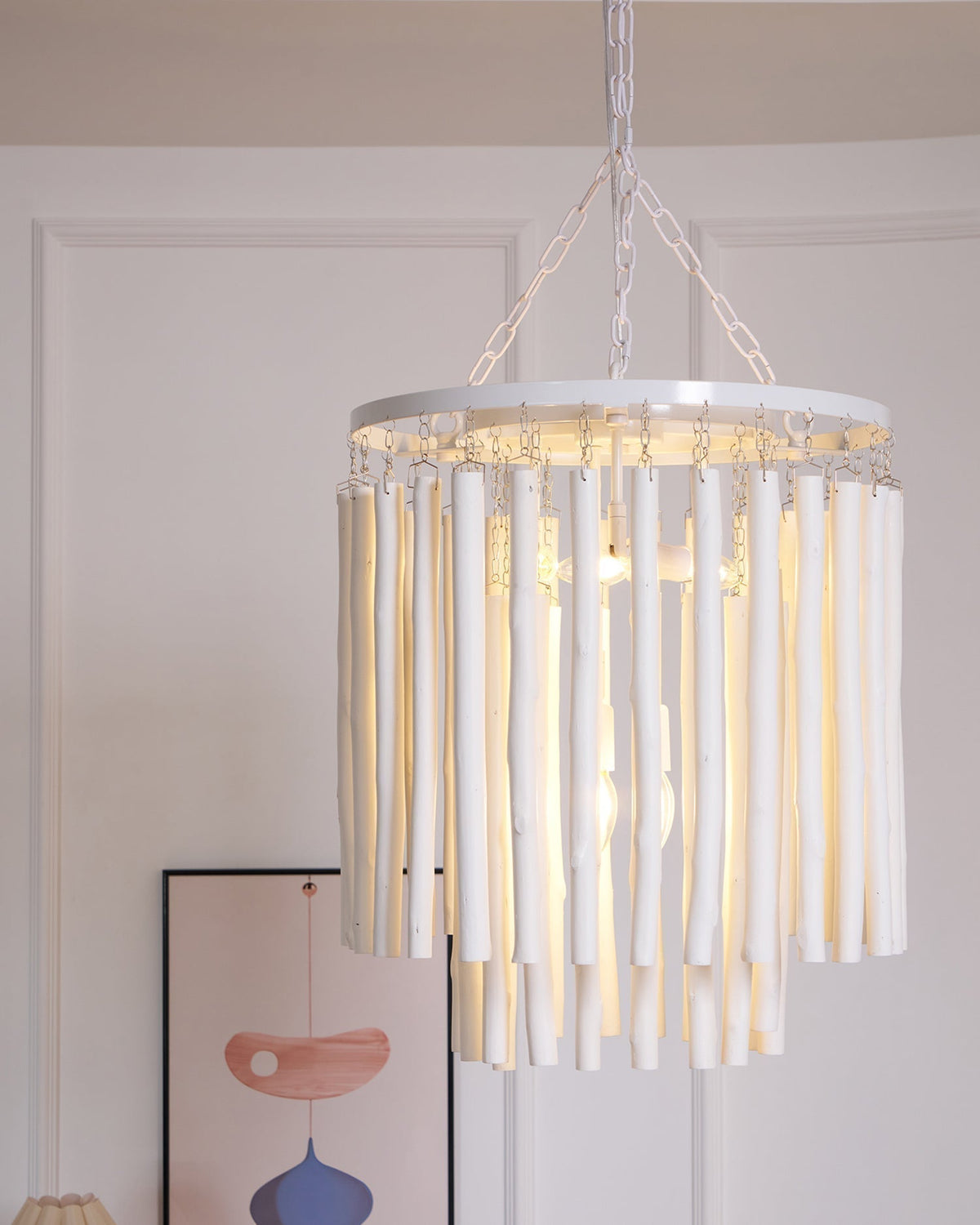 Nyphaiel Chandelier en Bois Luxe Postmoderne - Neutralighting
