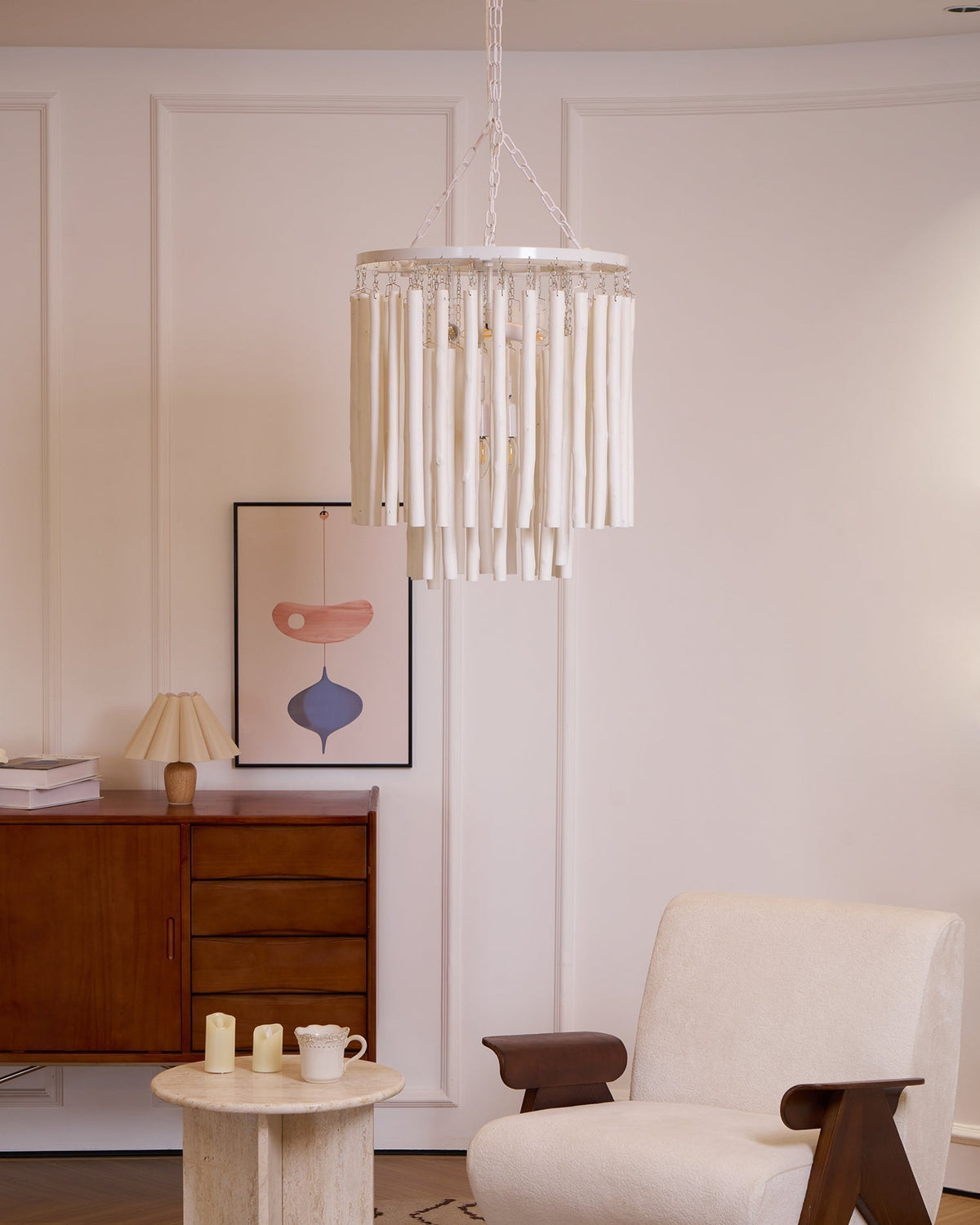 Nyphaiel Chandelier en Bois Luxe Postmoderne - Neutralighting