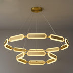 Lustra Chandelier Anneau Géométrique en Laiton - Neutralighting