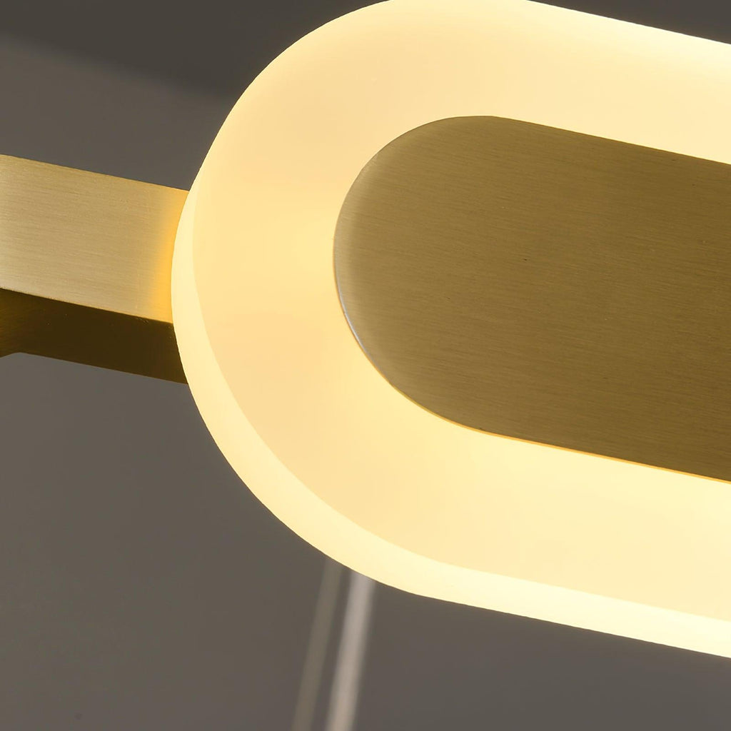 Lustra Chandelier Anneau Géométrique en Laiton - Neutralighting