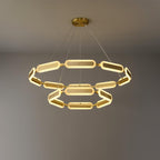 Lustra Chandelier Anneau Géométrique en Laiton - Neutralighting