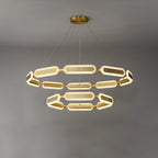 Lustra Chandelier Anneau Géométrique en Laiton - Neutralighting