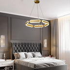 Lustra Chandelier Anneau Géométrique en Laiton - Neutralighting
