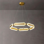 Lustra Chandelier Anneau Géométrique en Laiton - Neutralighting