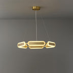 Lustra Chandelier Anneau Géométrique en Laiton - Neutralighting