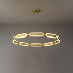 Lustra Chandelier Anneau Géométrique en Laiton - Neutralighting